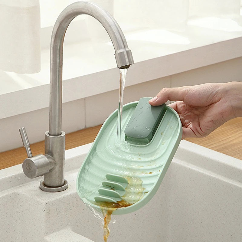 Polychrome Foldable Nordic Style Pot Lid Holder Storage Rack Practical Multifunctional Utensils