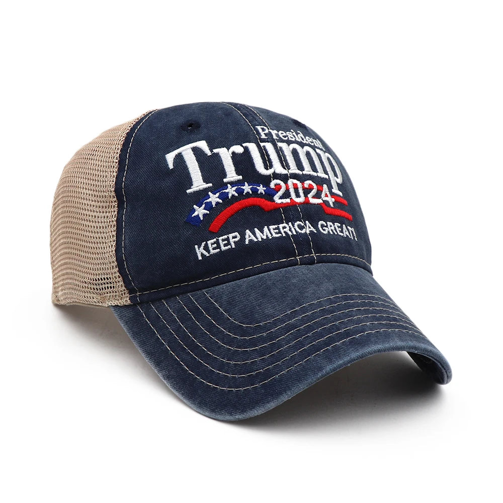 Trump 2024 Hat Donald Trump Hat Take America Back MAGA USA Embroidery Adjustable Baseball Cap