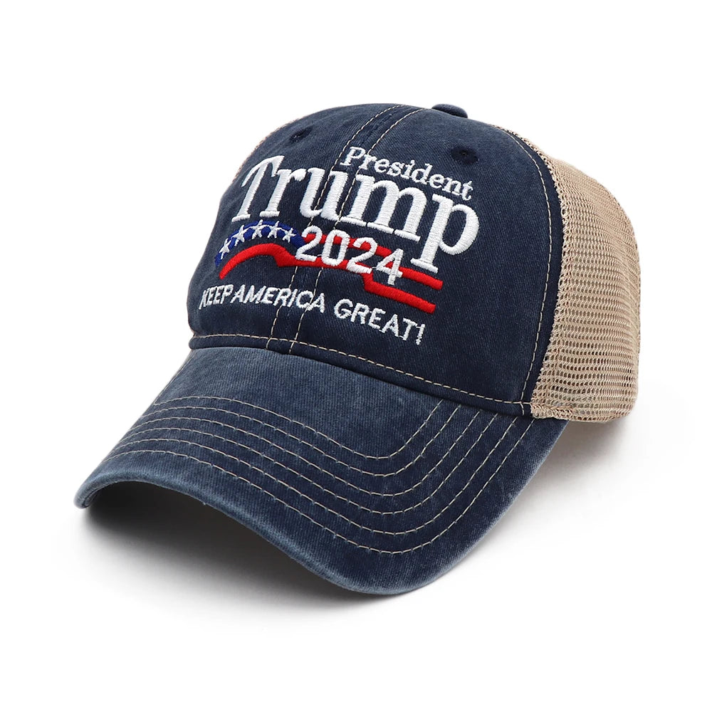 Trump 2024 Hat Donald Trump Hat Take America Back MAGA USA Embroidery Adjustable Baseball Cap