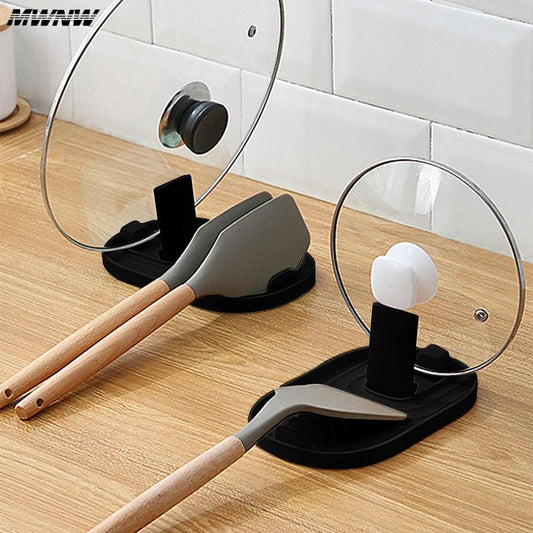 Polychrome Foldable Nordic Style Pot Lid Holder Storage Rack Practical Multifunctional Utensils