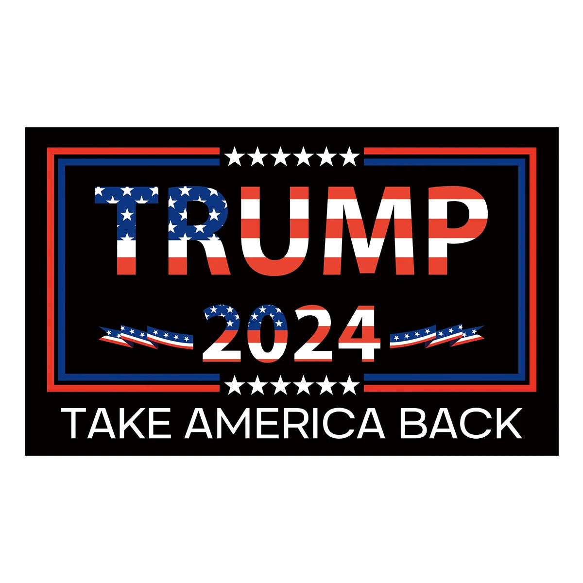 Donald Trump For President Bumper Sticker 10pack