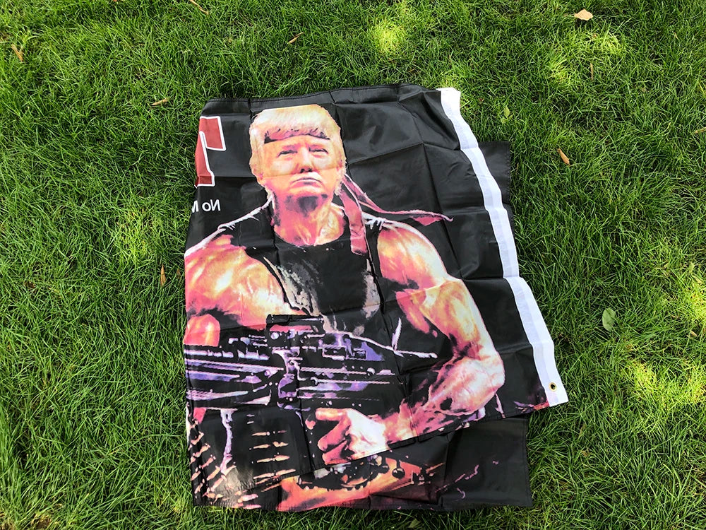 TRUMP2024 Terminator "I'll Be Back!" Flag