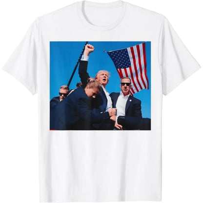 Donald Trump 2024 Survived Fight Fight Fight T-Shirt.