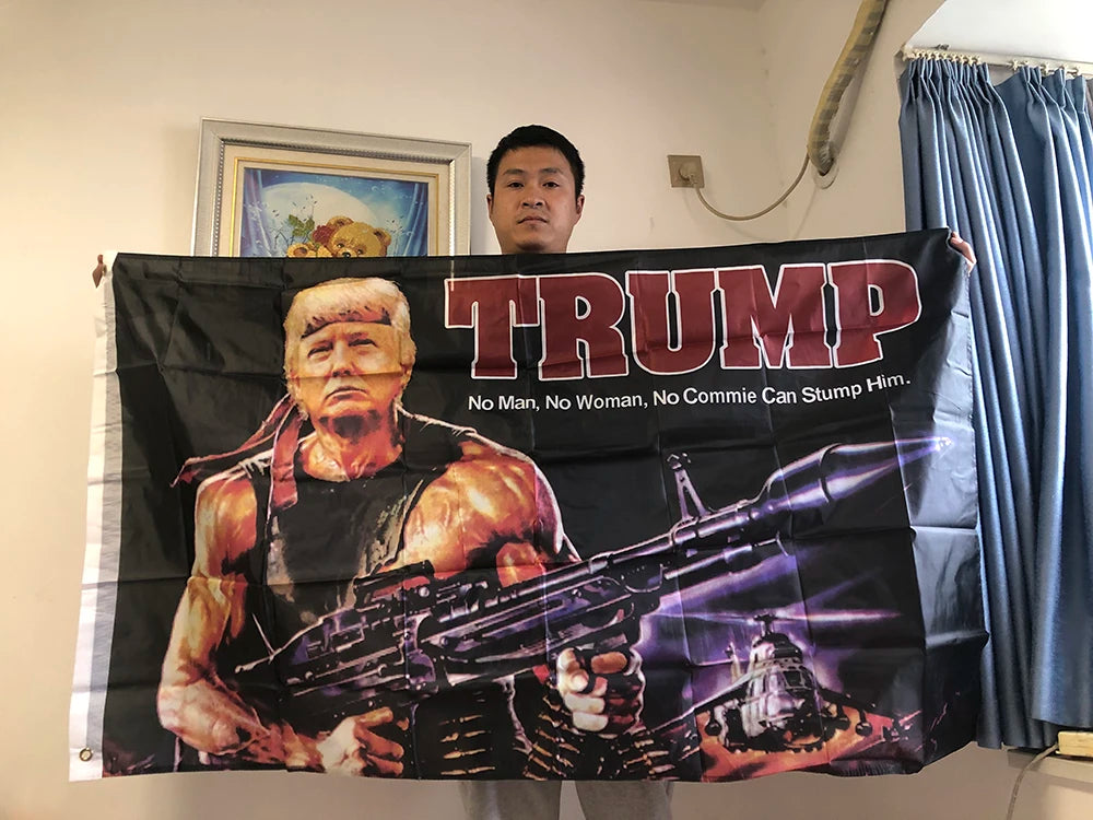 TRUMP2024 Terminator "I'll Be Back!" Flag